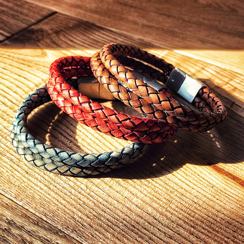 Vintage Crafting Leather Bracelet