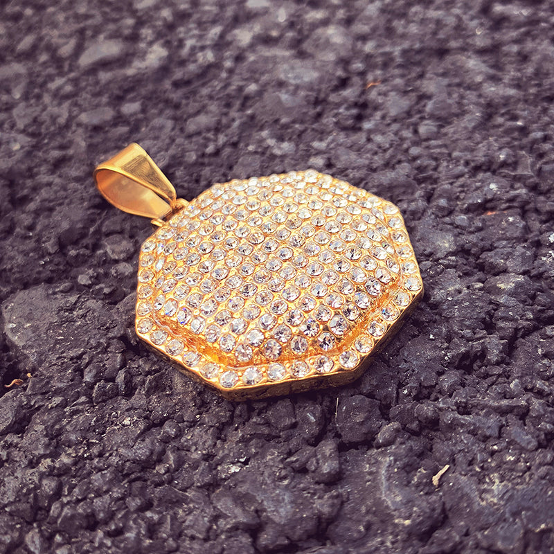 Diamond Golden Hiphop Pendant