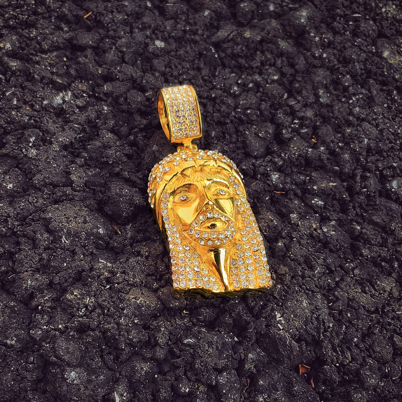 Jesus Diamond Pendant