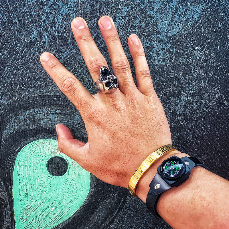 Compass Functional Outdoor Bracelet