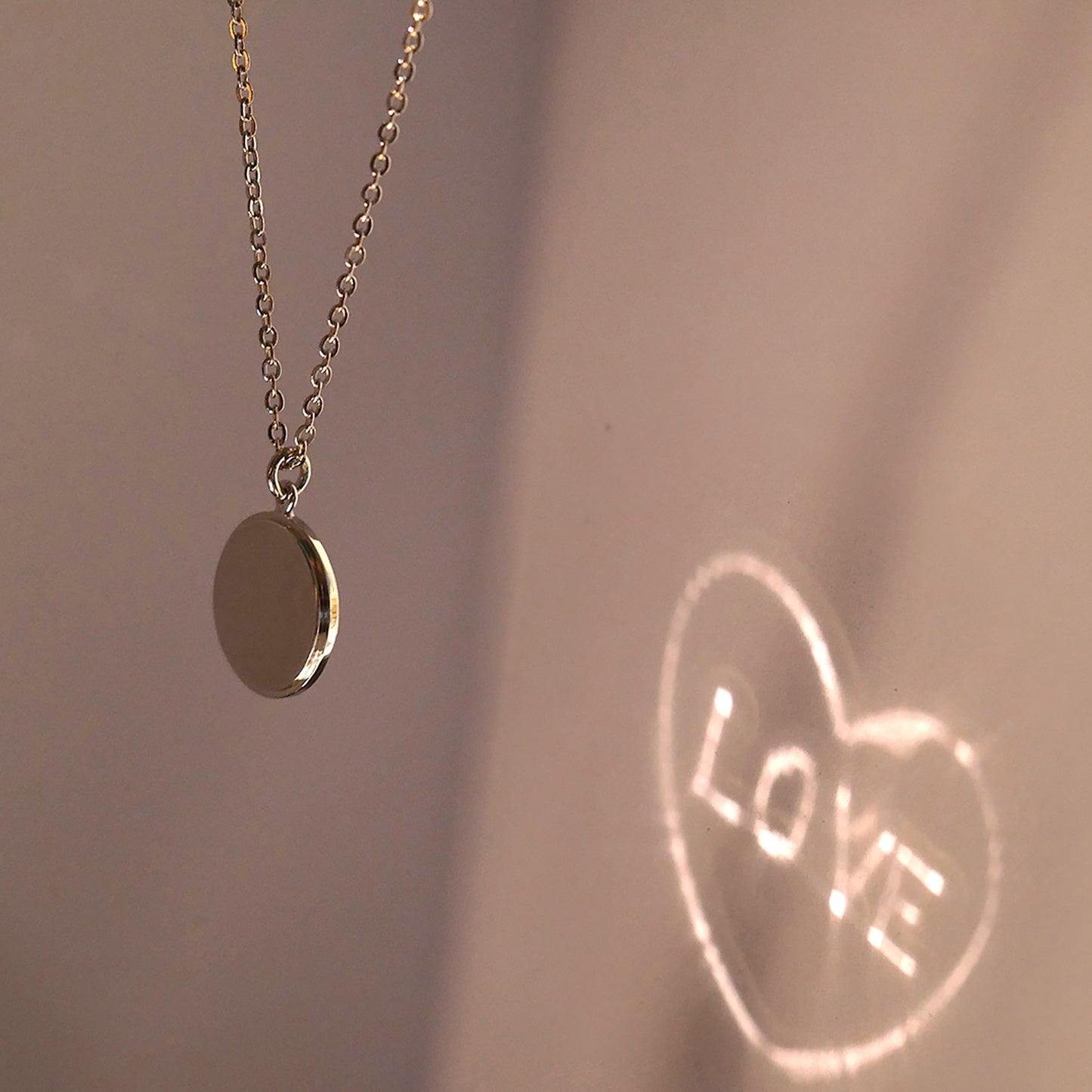 Elegant necklace projection design anniversary gift