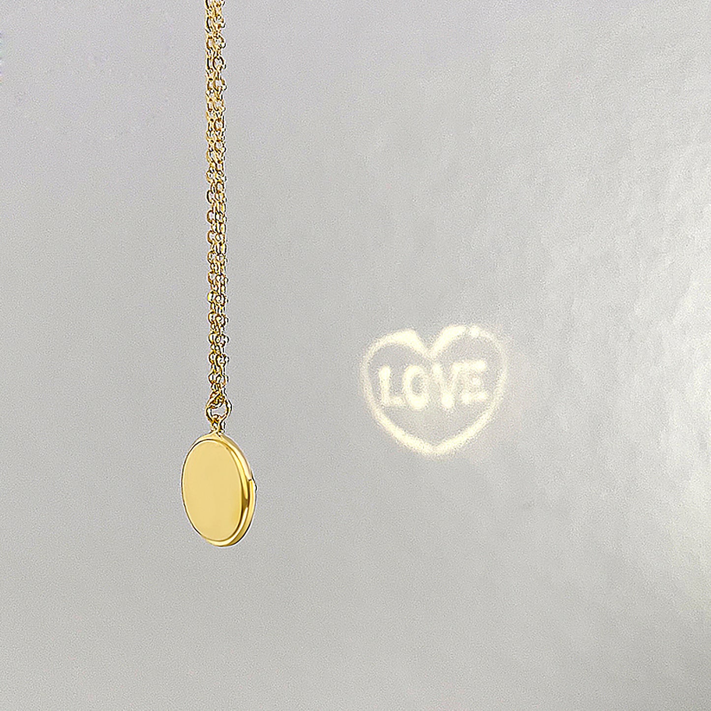Elegant necklace projection design anniversary gift