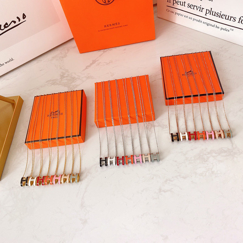 Hermes Colorful  Necklace