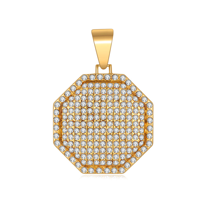 Diamond Golden Hiphop Pendant