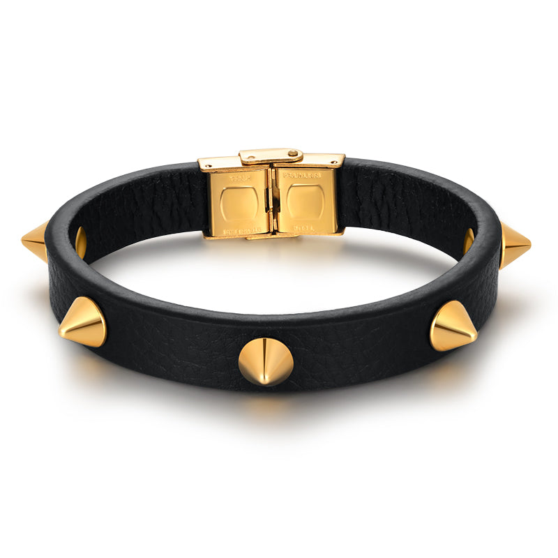 Thorn Leather Bracelet