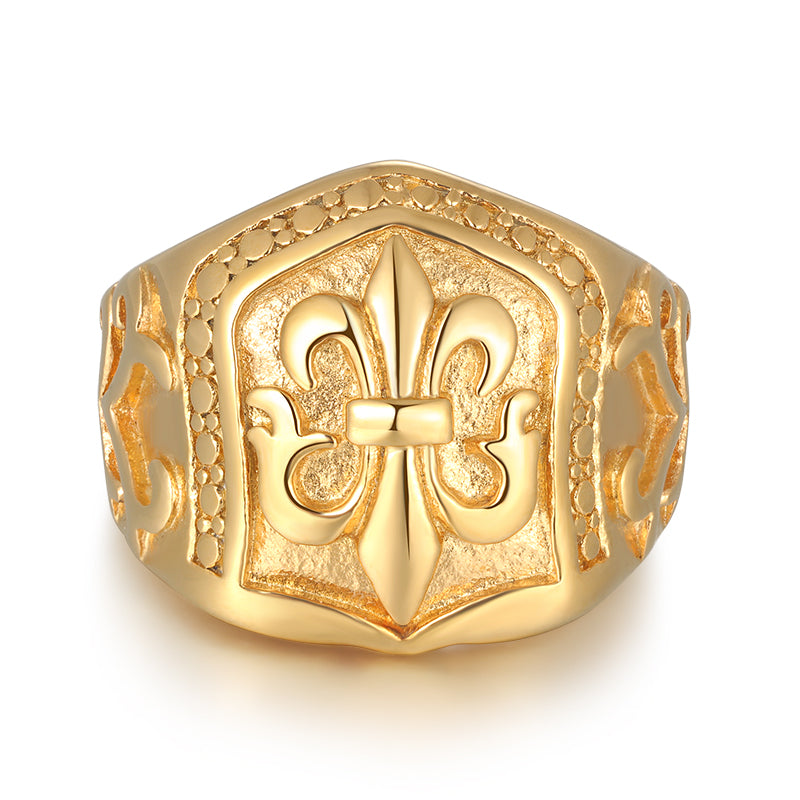 C Hearts Gold Ring