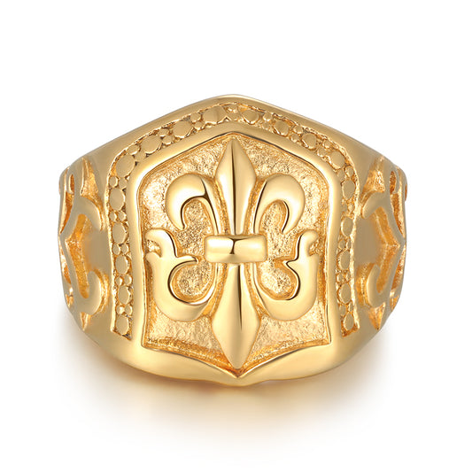 C Hearts Gold Ring