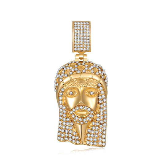 Jesus Diamond Pendant