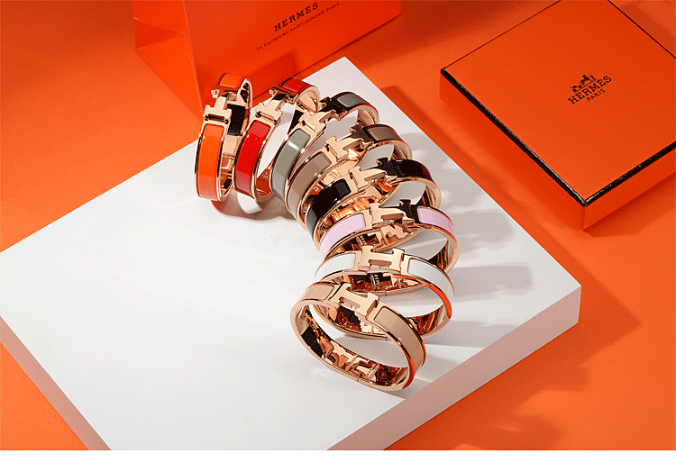 Hermes Bracelet Colorful Inspired Bangle